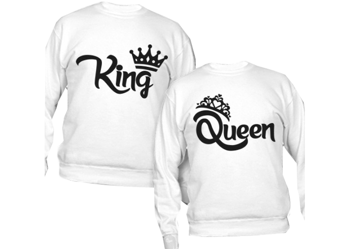 magliette king e queen
