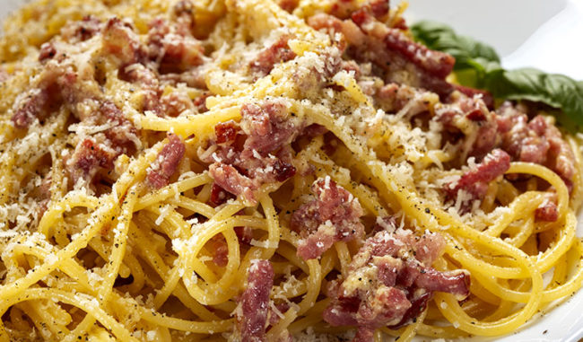Pasta carbonara